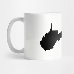 Black West Virginia Mug
